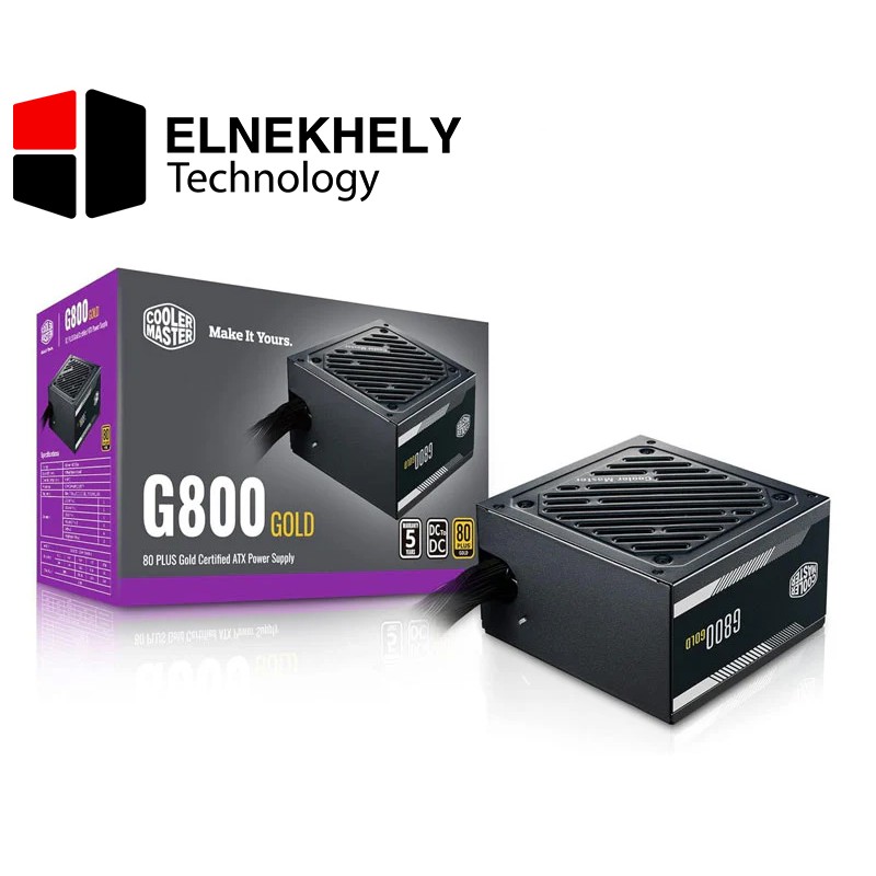 Cooler Master G GOLD 800W A/UK Cable Power Supply - MPW-8001-ACAAG
